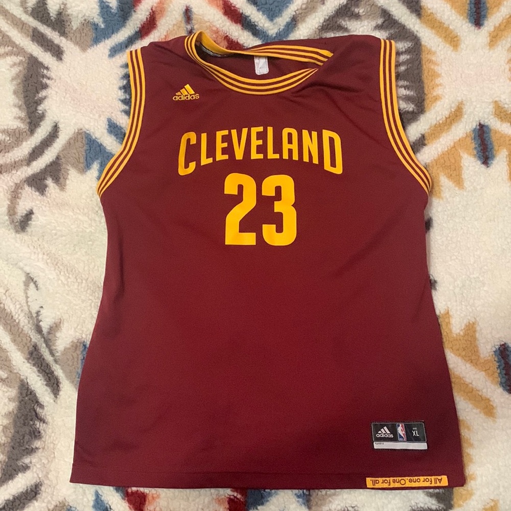 LeBron James, Cleveland Cavaliers jersey, Very slightly used